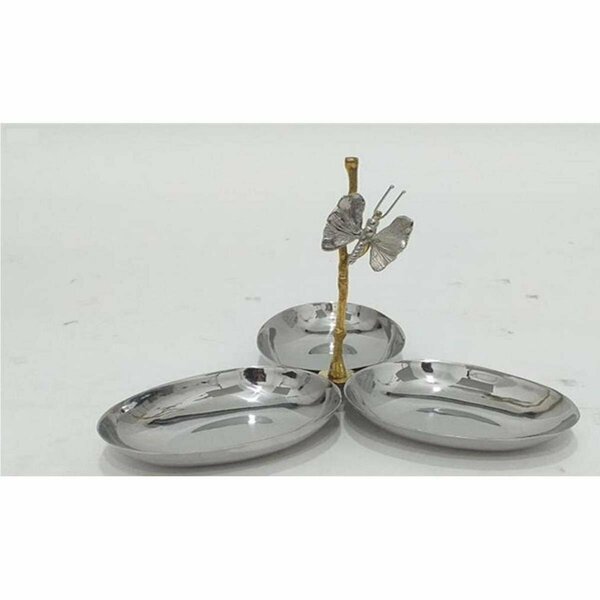 Comida Dragonfly Triple Dish- 6 x  4.75 , Handle 8.5 High CO3359690